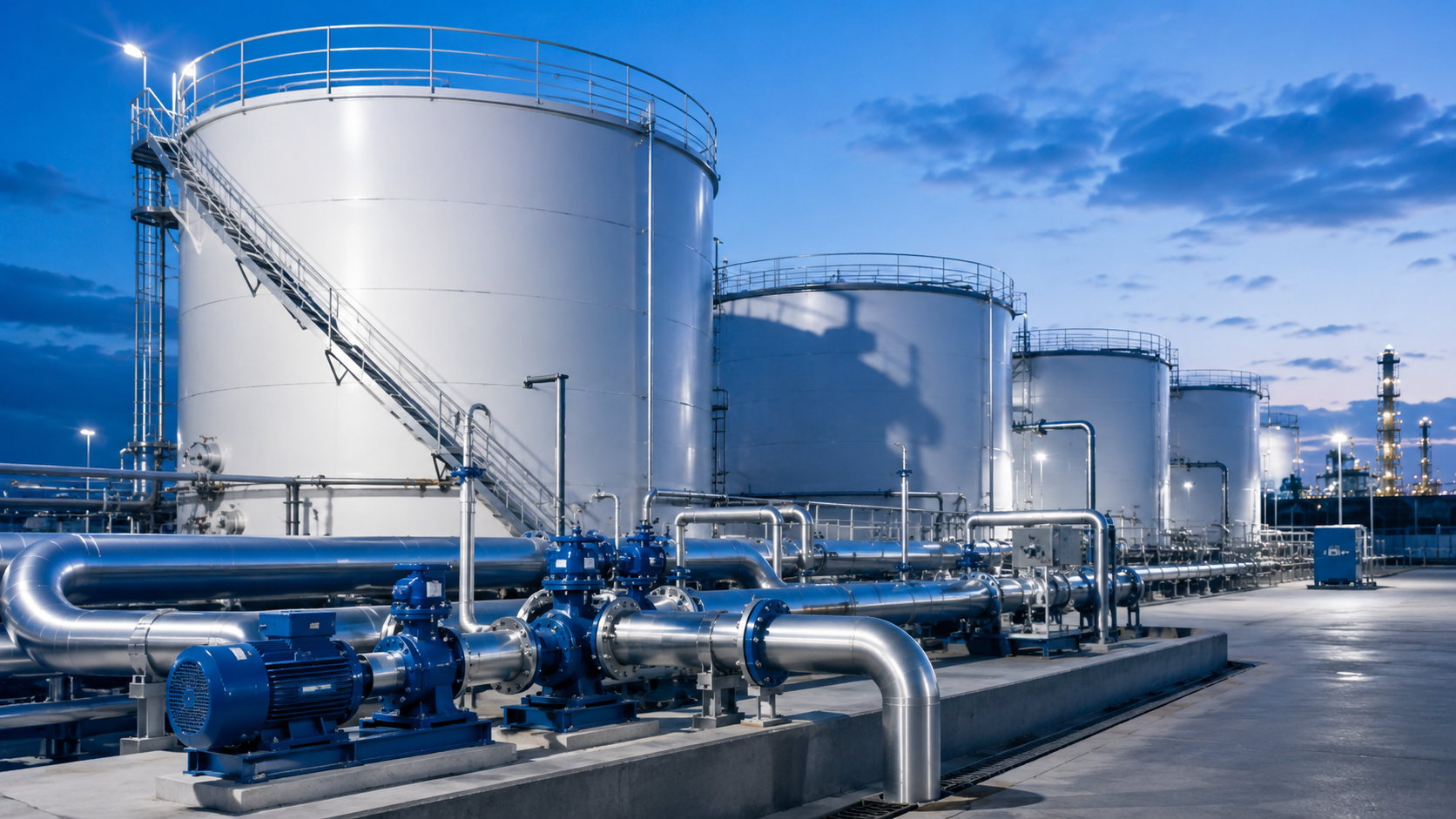 Réservoirs et stockage pétrolier